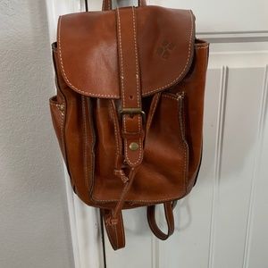 Patricia Nash leather backpack